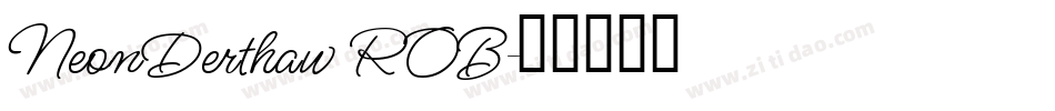 NeonDerthaw ROB字体转换